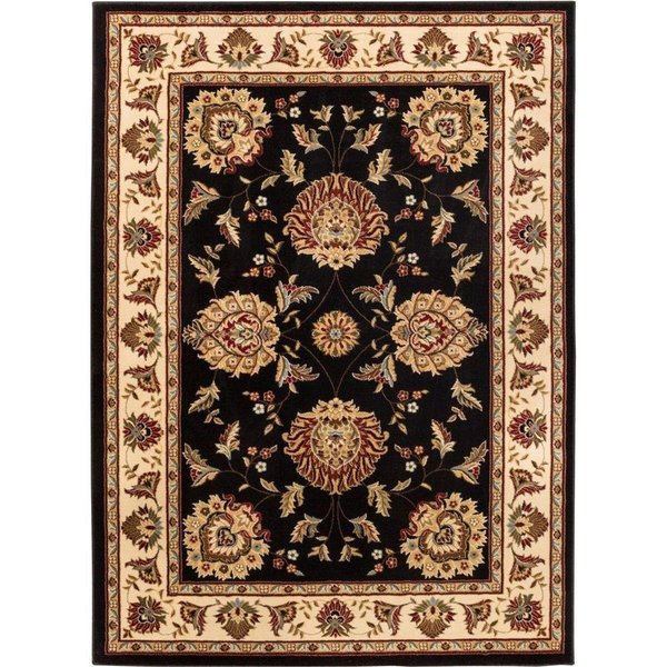 Rickis Rugs Abbasi Traditional RugBlack 10 ft. 11 in. x 15 ft. RI587843